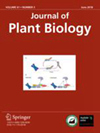 JOURNAL OF PLANT BIOLOGY杂志封面